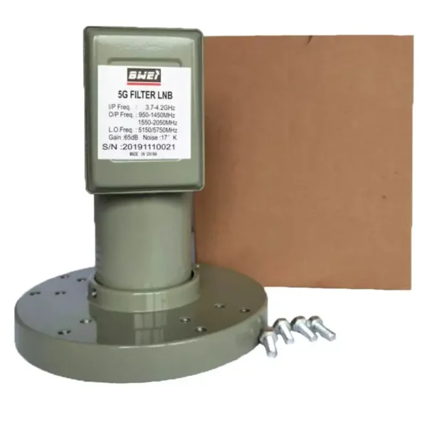 C Band Satellite LNB with Anti 5G Interference Filter