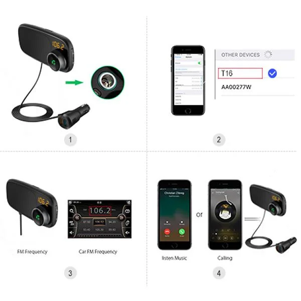 Buy Magnetic Phone Holder with Bluetooth FM Transmitter Online in Nigeria