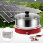Solar Battery Powered Electric Cooker Stove