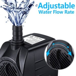 Submersible Aquarium Water Pump - 16W