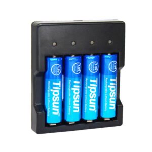 Tipsun 1.5V AA 4pcs Rechargeable Battery With Charger